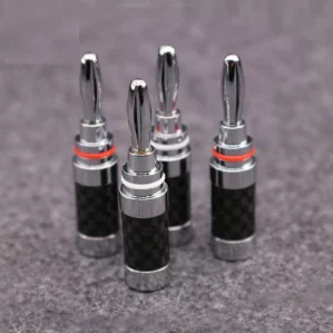 Carbon Excellence series Banana Plugs (4 Pieces)
