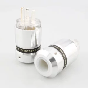Reference Power Plugs for Hifi power Cables USA 3 pin + IEC (Pair)