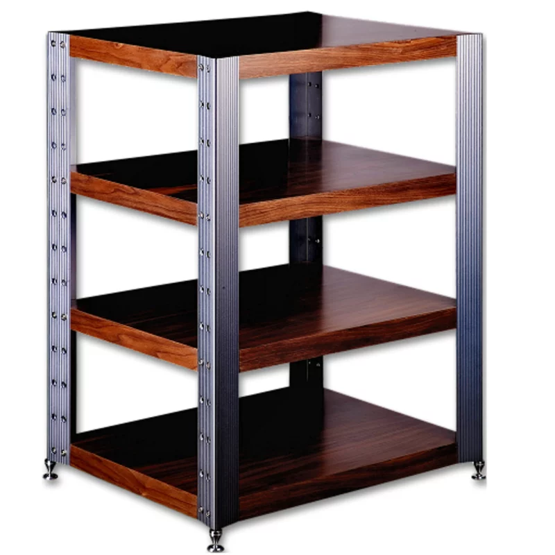 SR4 ADJUSTABLE HIFI RACK WALNUT