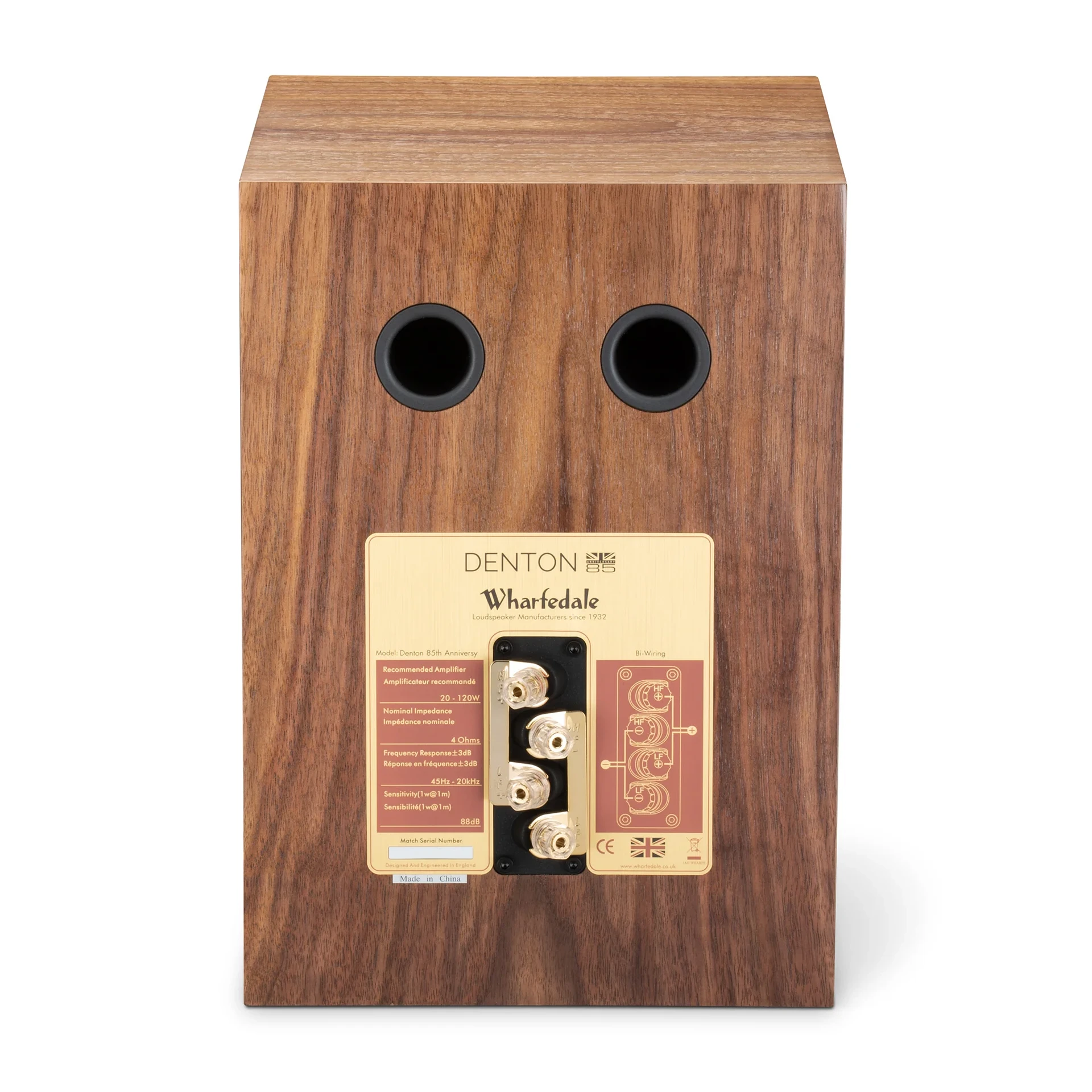 M2781 Wharfedale Denton 85th ウォールナット Wharfedale Denton 85th Anniversary Bookshelf Speakers (Pair