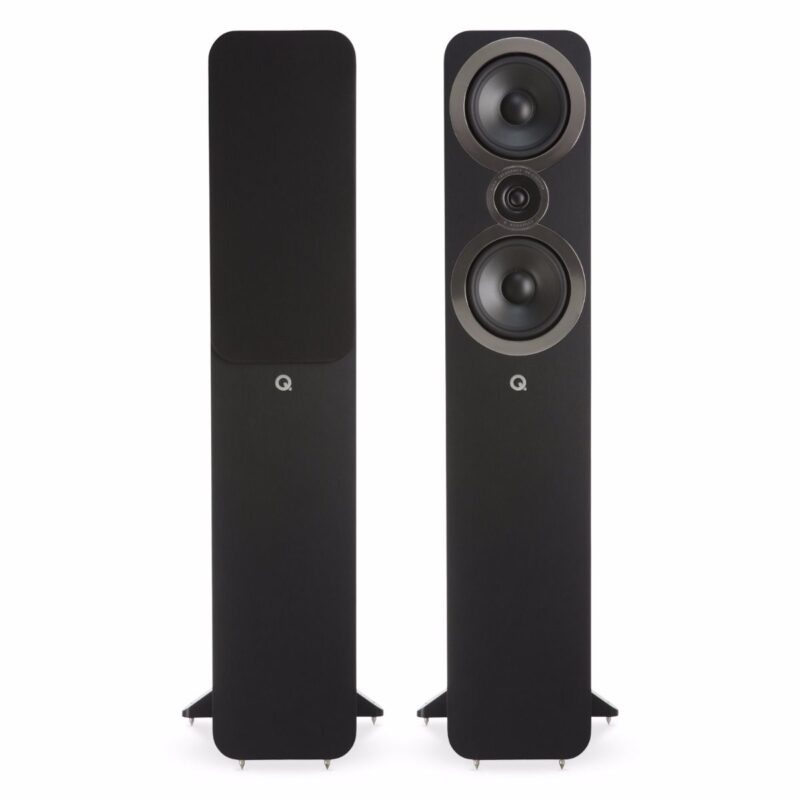 qacoustics 3050 carbonblack pair