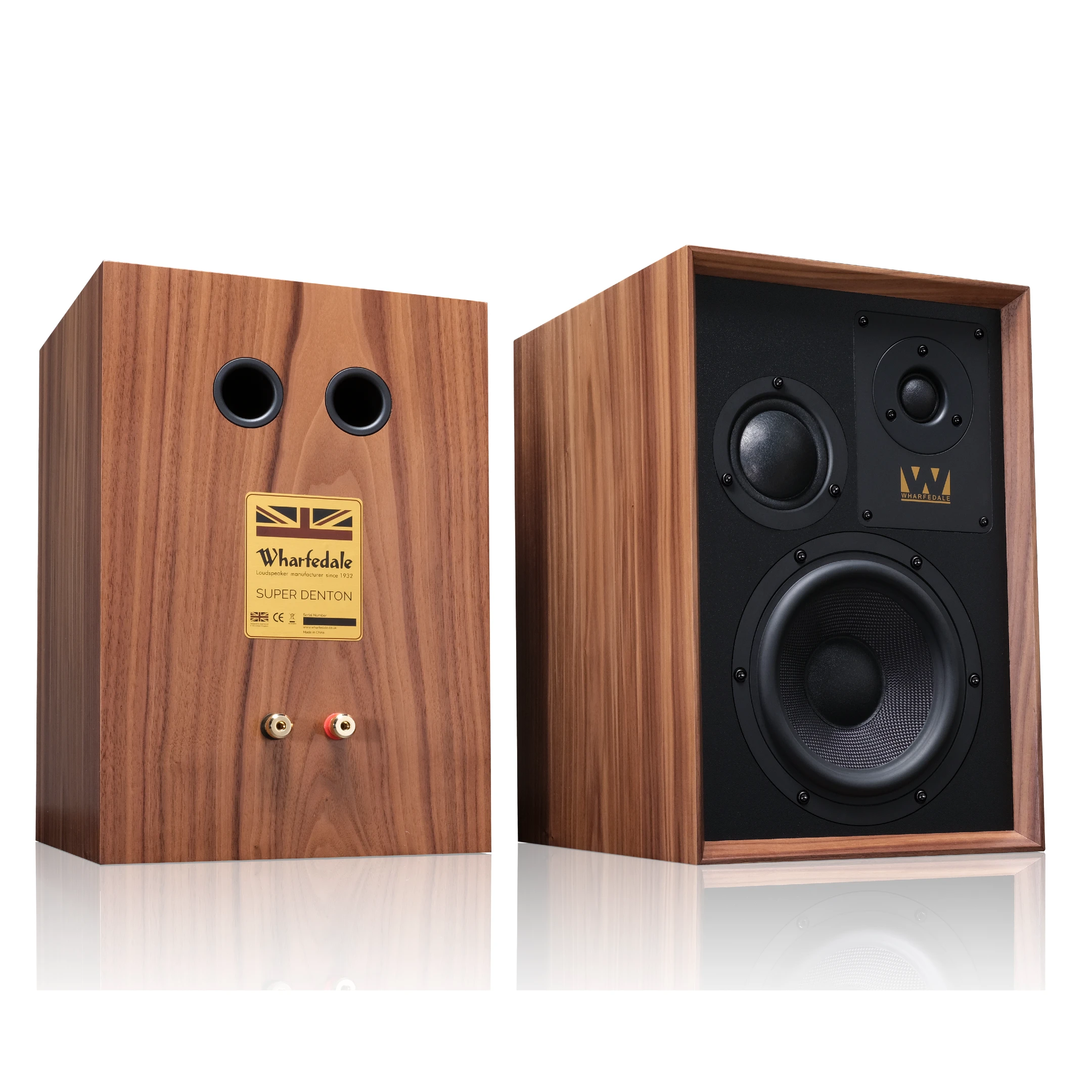 Wharfedale Super Denton Exceptional 3-Way Bookshelf Speakers