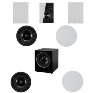 Wharfedale 5.1.2 In-Wall Home Theatre Speaker Option 3