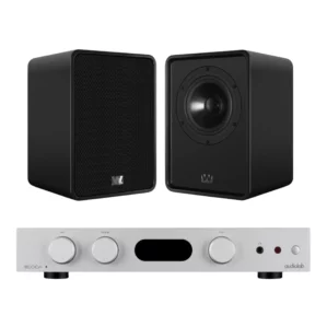 Audiolab 6000A MKII Stereo Amplifier + Wharfedale Denton 1S Bookshelf Speakers