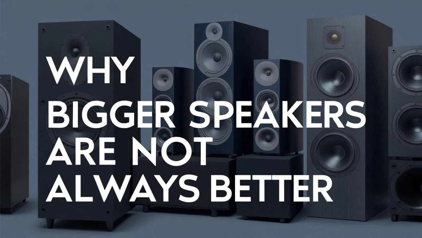 Why Bigger Speakers Are Not Always Better 8 Bigger Speakers are not always better