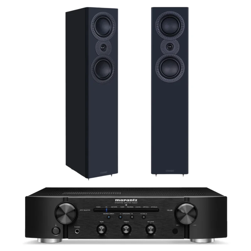 PM6007 Black Image Black studio front on 1
