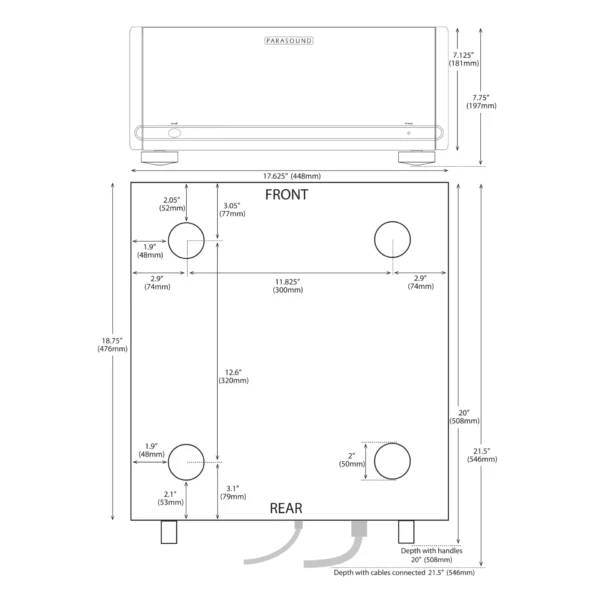 Parasound HALO A31 Power Amplifier