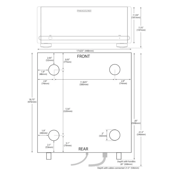 Parasound HALO A51 Power Amplifier