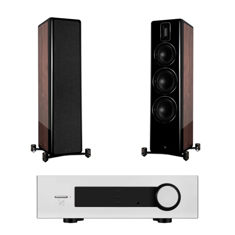 Quad Platina Integrated with Revela 2 Speakers Quad Platina Integrated with Revela 2 Speakers