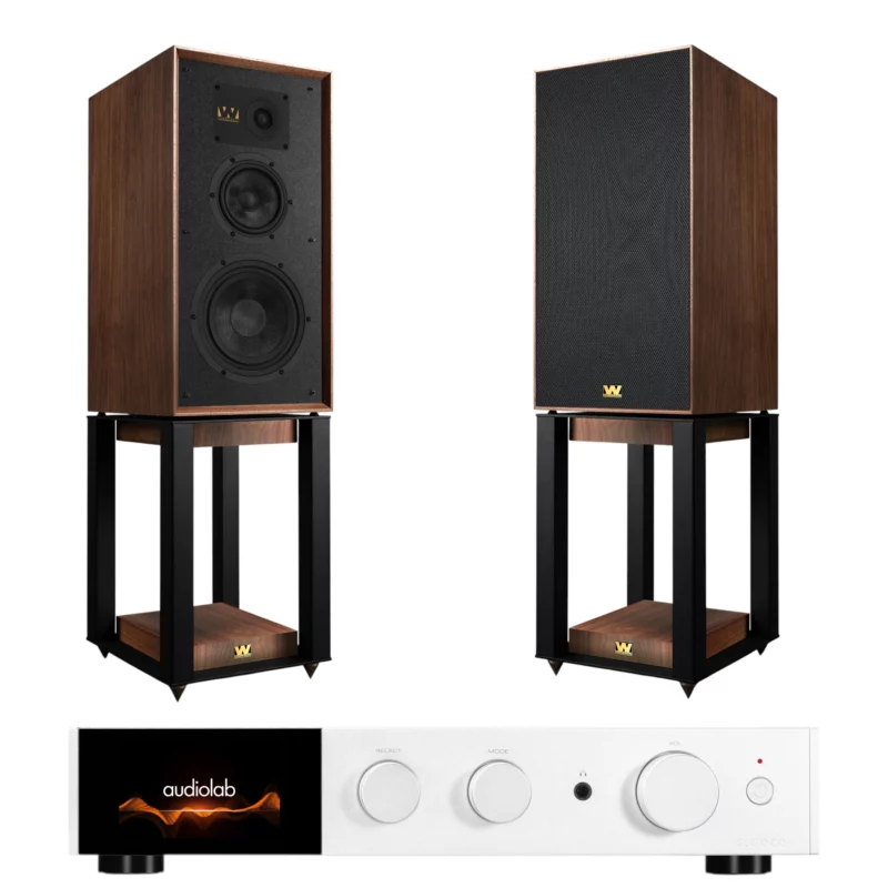SUPER LINTON Walnut Standard with Audiolab 9000A SUPER LINTON Walnut Standard with Audiolab 9000A
