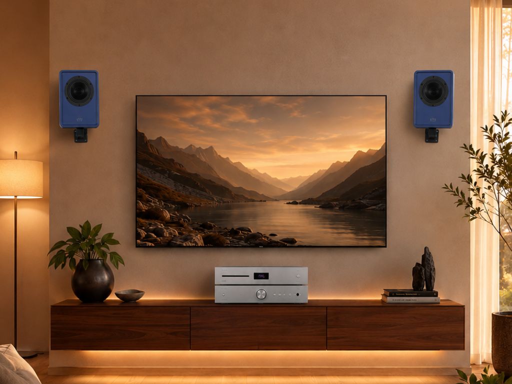 Wharfedale DENTON 1S Speaker (Pair) 17 Wharfedale Denton 1s Wall Mount