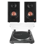 Audio-Technica AT-LP60X Turntable + Edifier MR3 Speakers