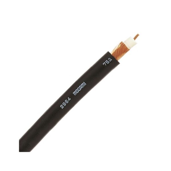 MOGAMI 2964 digital 75 Ohm SPDIF Coaxial Patch Cable Unterminated (Metre)